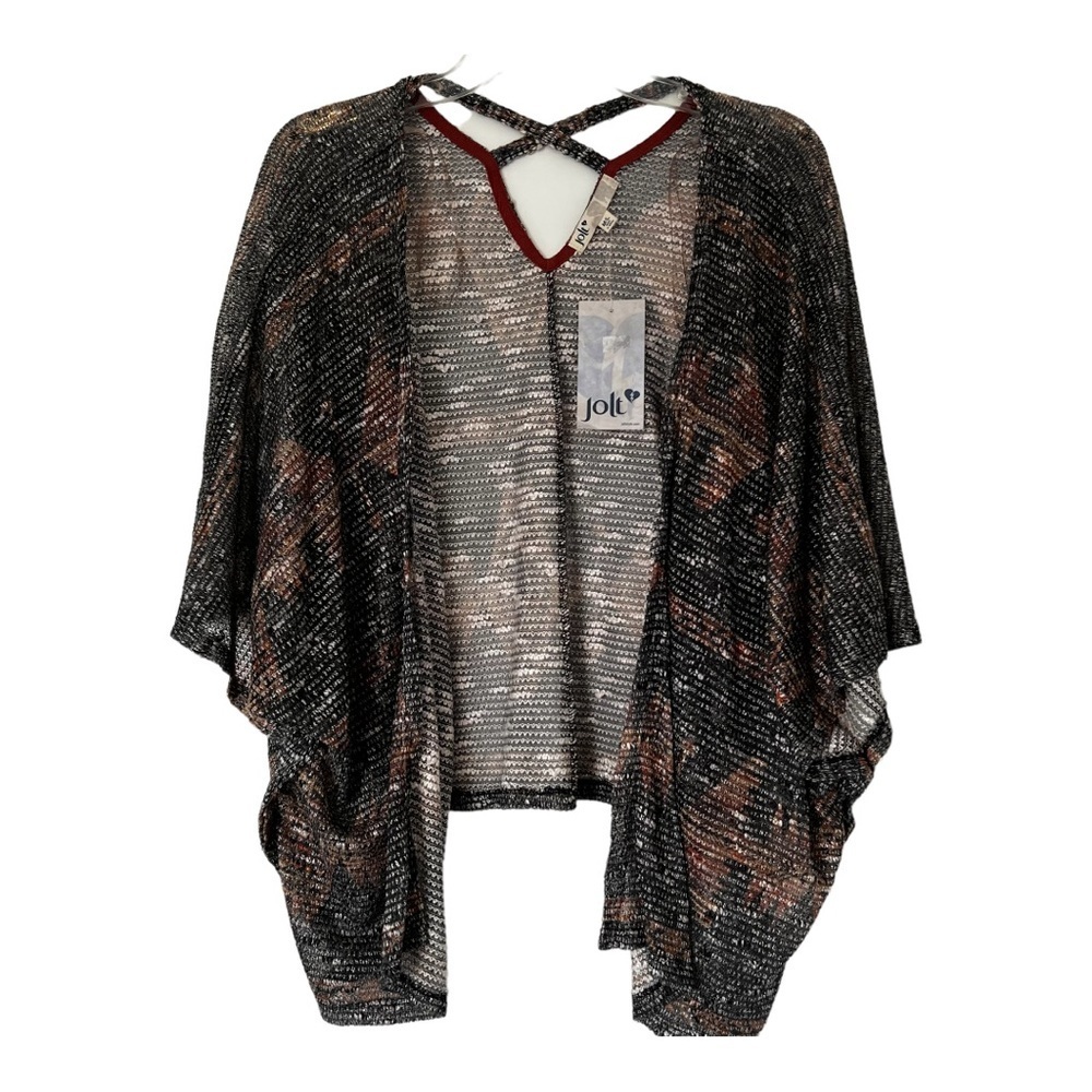 JOLT kimono style open front cardigan size medium large